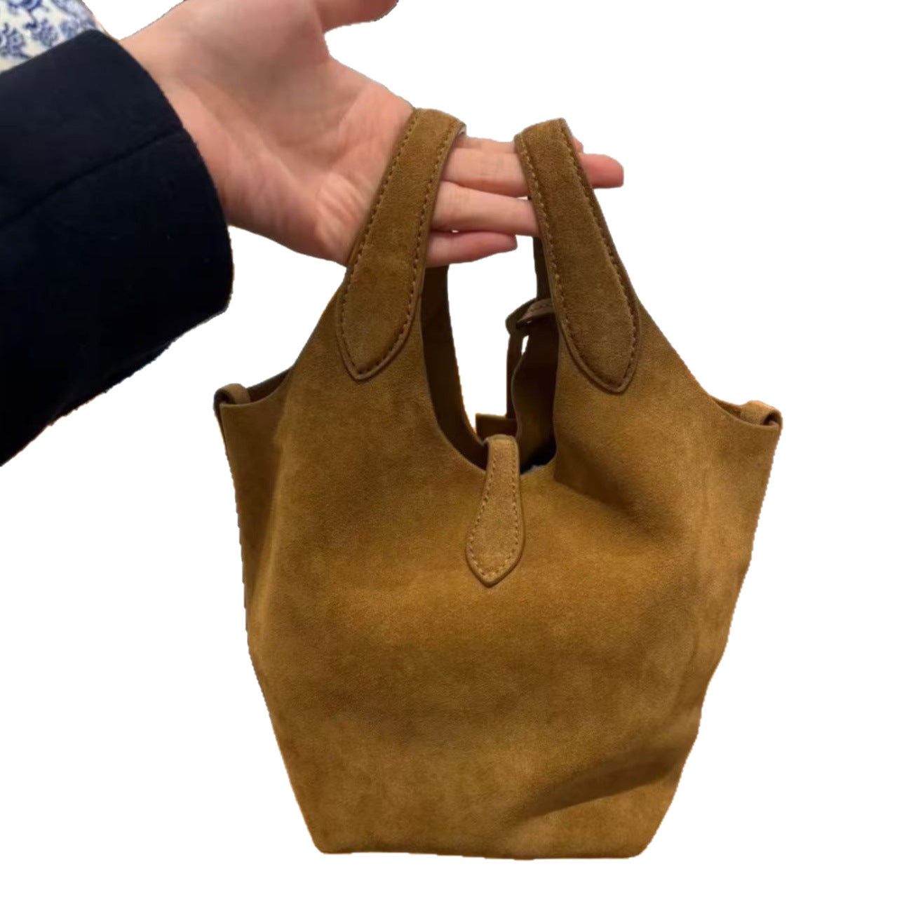 Basket Genuine Leather Fashion Large Capacity Handbags