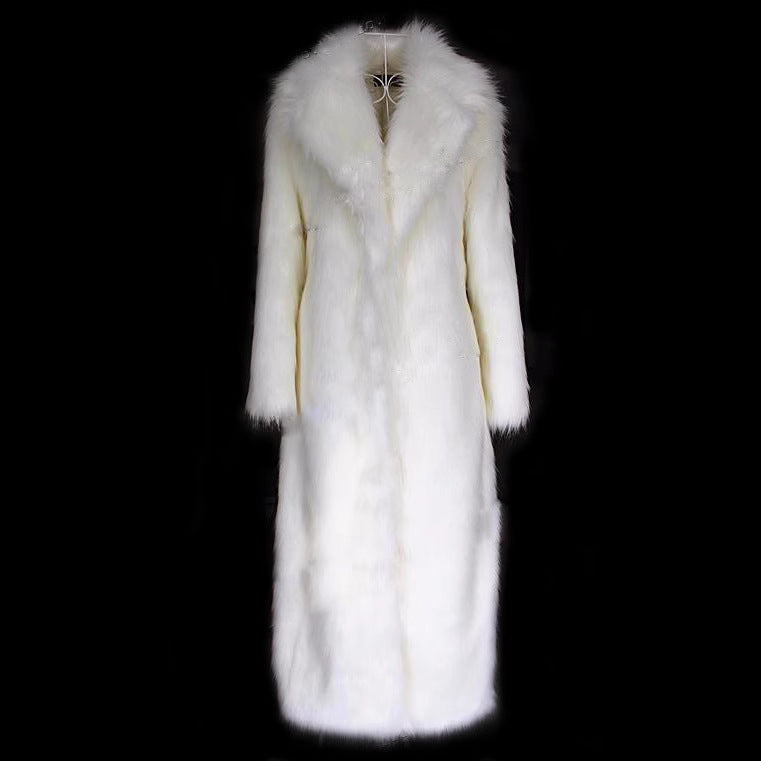 Women's Fox Fur Super Long Luxury Domineering Coats
