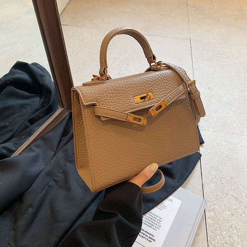 Women's Fashion Advanced Texture Niche Portable Kelly Shoulder Bags