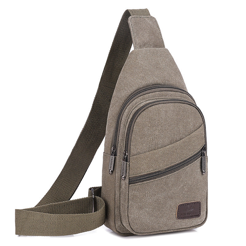 Men's Charming Versatile Canvas Trendy Fashion Men's Chest Bags