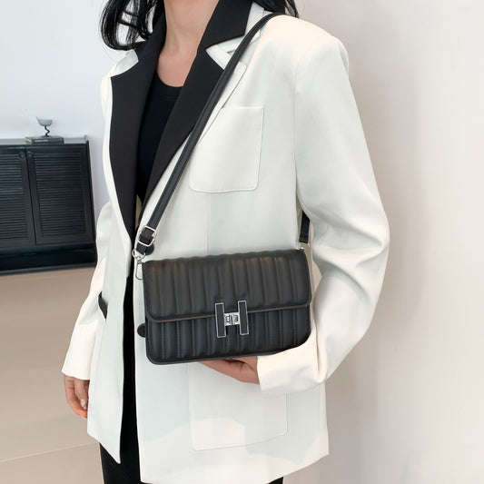 Women's Commuter Sewing Line High-grade Chain Portable Crossbody Bags