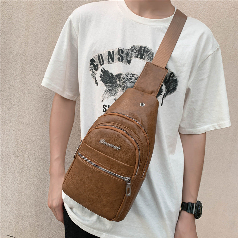 Men's Beautiful Simple Trendy Large Capacity Shoulder Bags