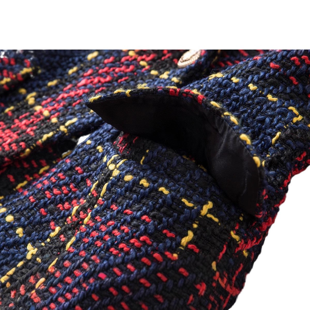 Women's Plaid Commute Slimming Retro Woolen For Jackets