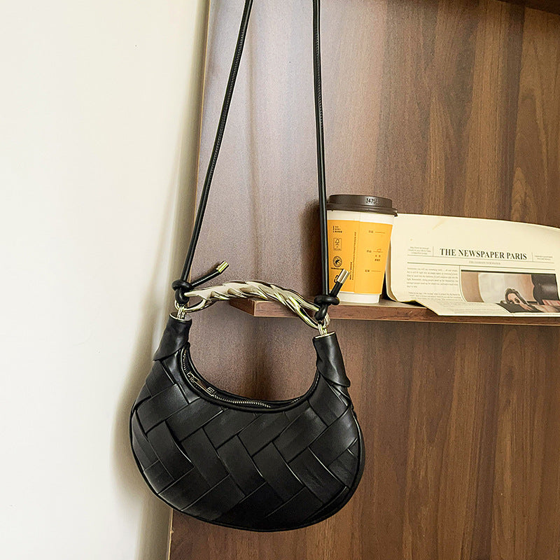 Design Knitting Bird's Nest Texture Portable Bags