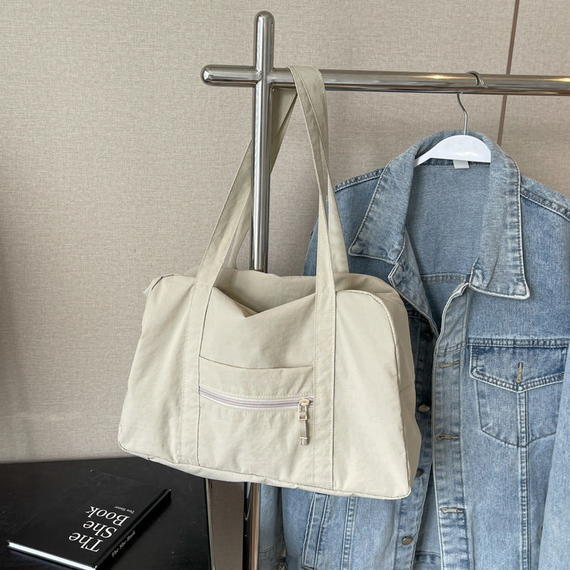 Women's Korean Nylon Cloth Lightweight Large Capacity Travel Bags