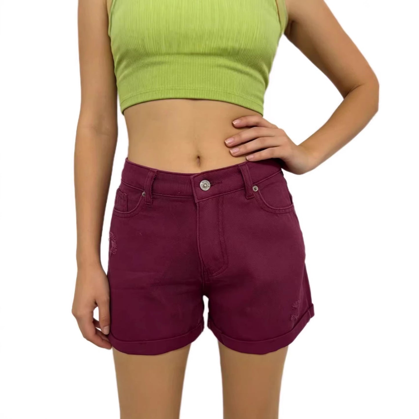 Women's Leg Denim Hot Summer High Waist Loose Slimming Women's Jeans