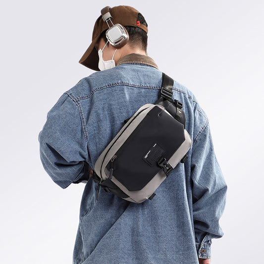 Popular Trendy Cool Style Riding Neutral Men's Messenger Bags