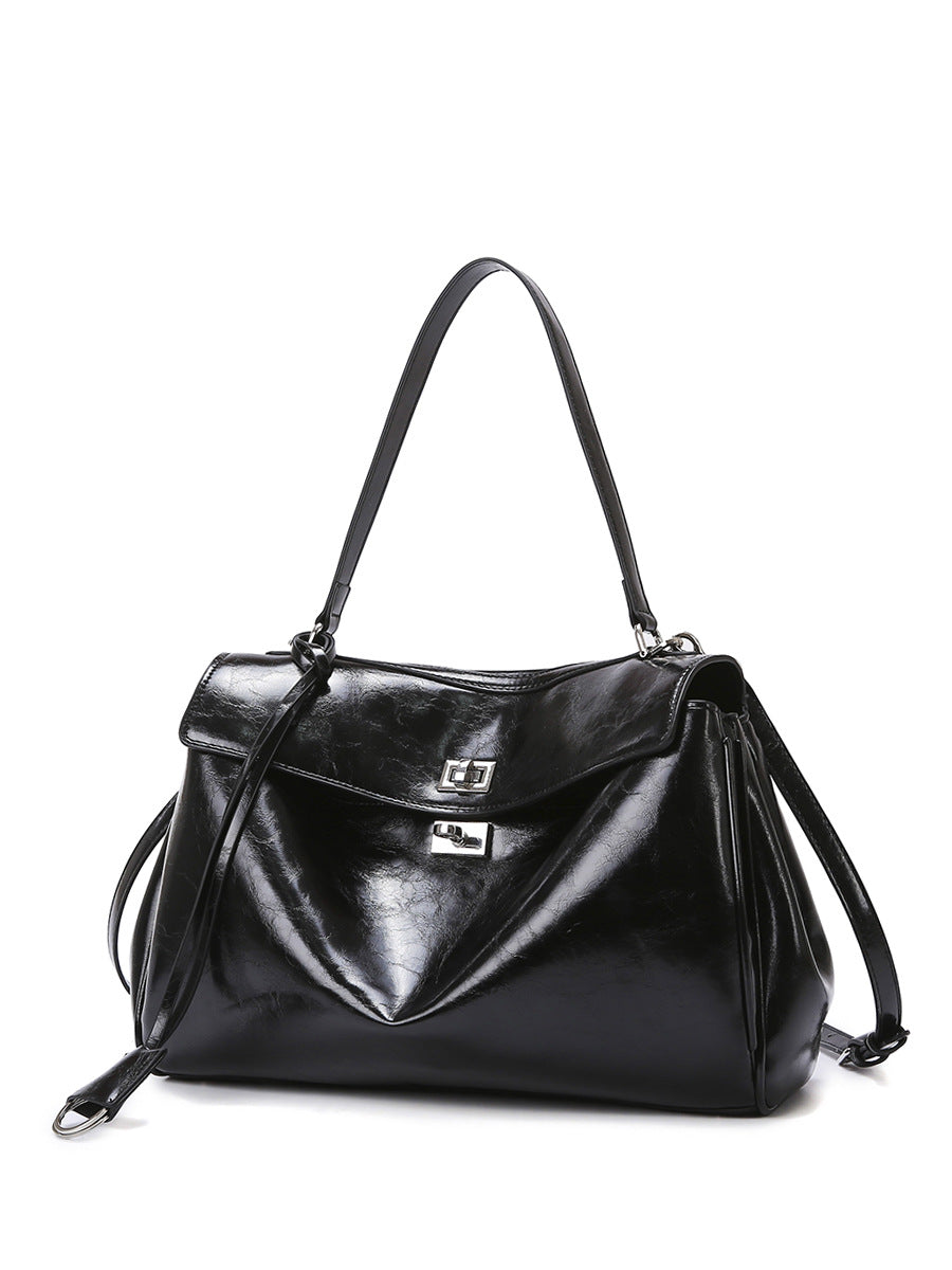 Women's Popular Large Capacity Commuter Textured Handbags