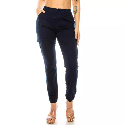 Women's Outdoor Overalls Design Elastic Waist Casual Pants