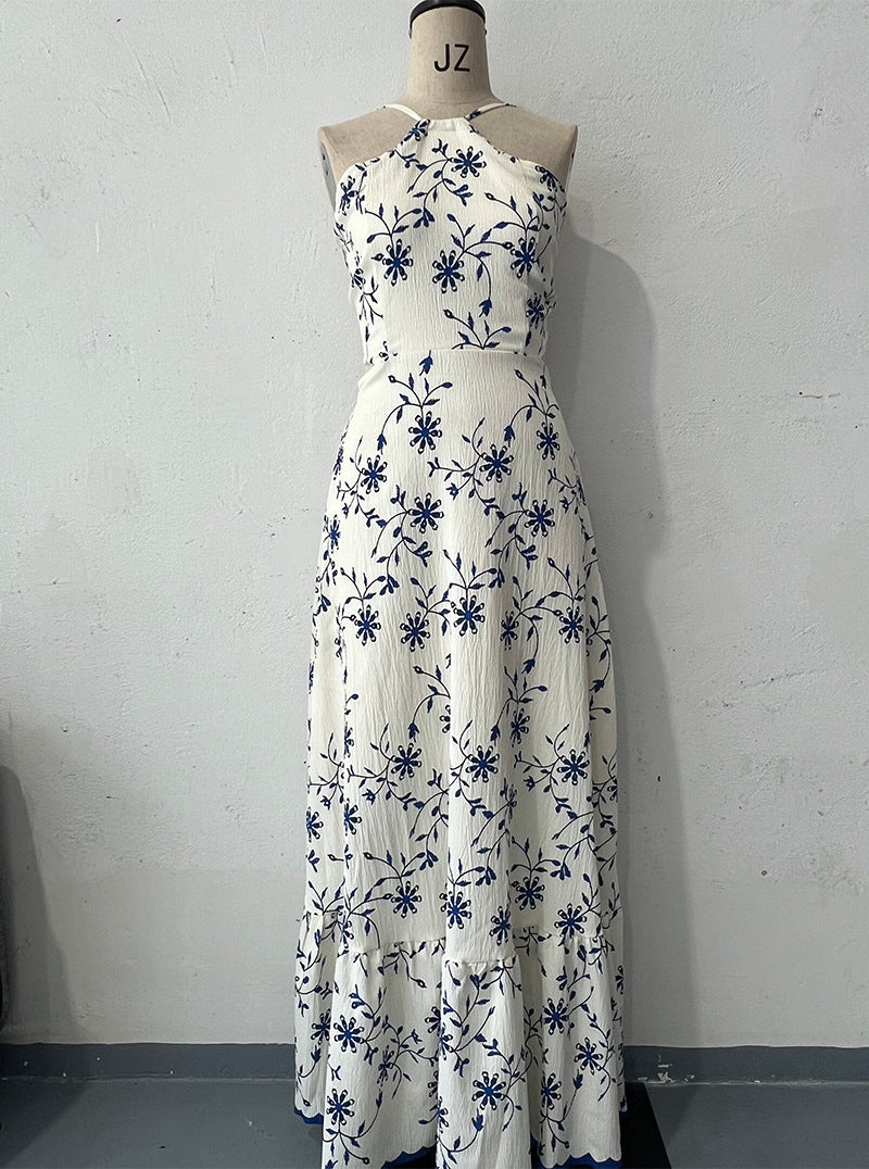 Autumn Dress Halter Designer Model Backless Dresses