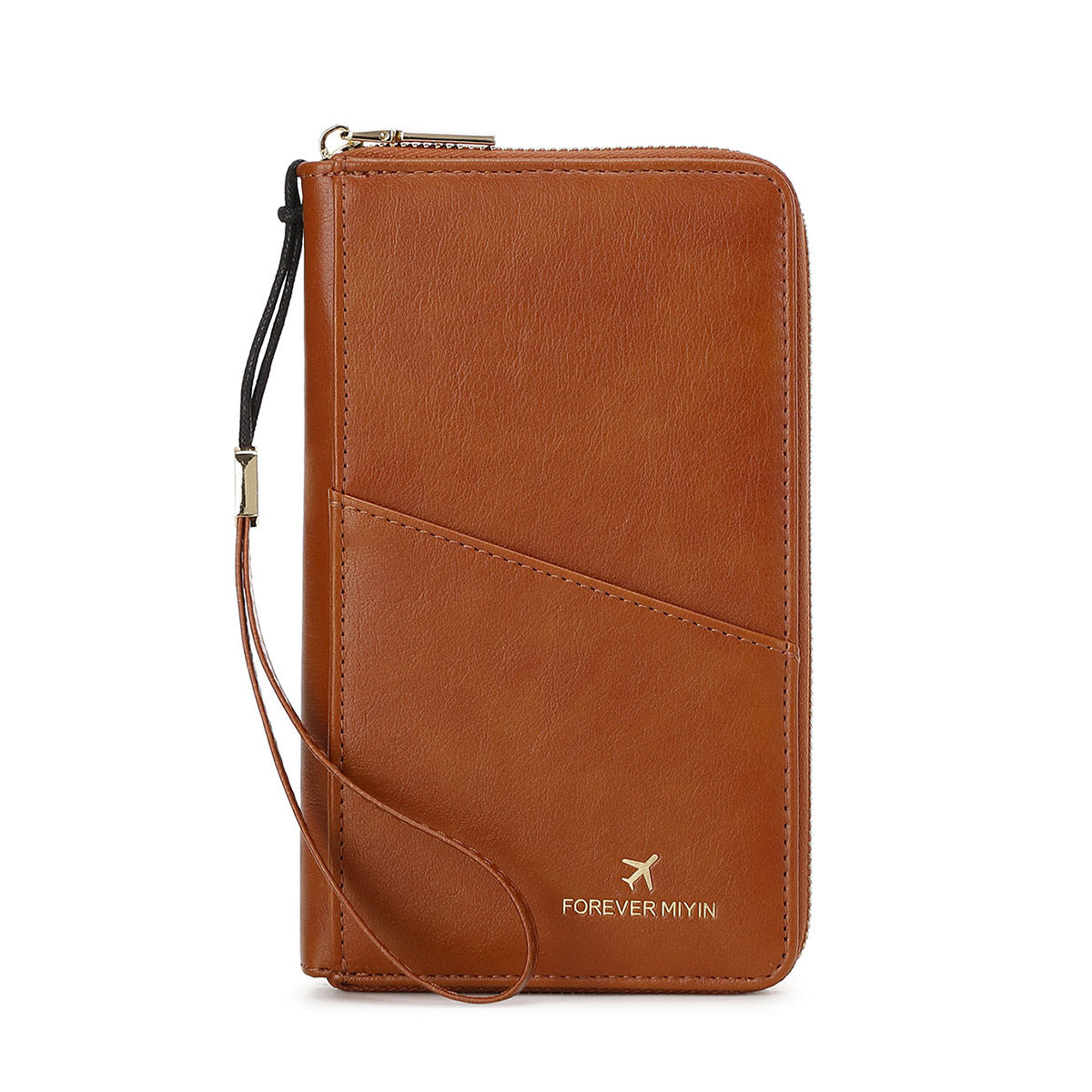 Swiping Long Zipper Passport Ticket Storage Id Package