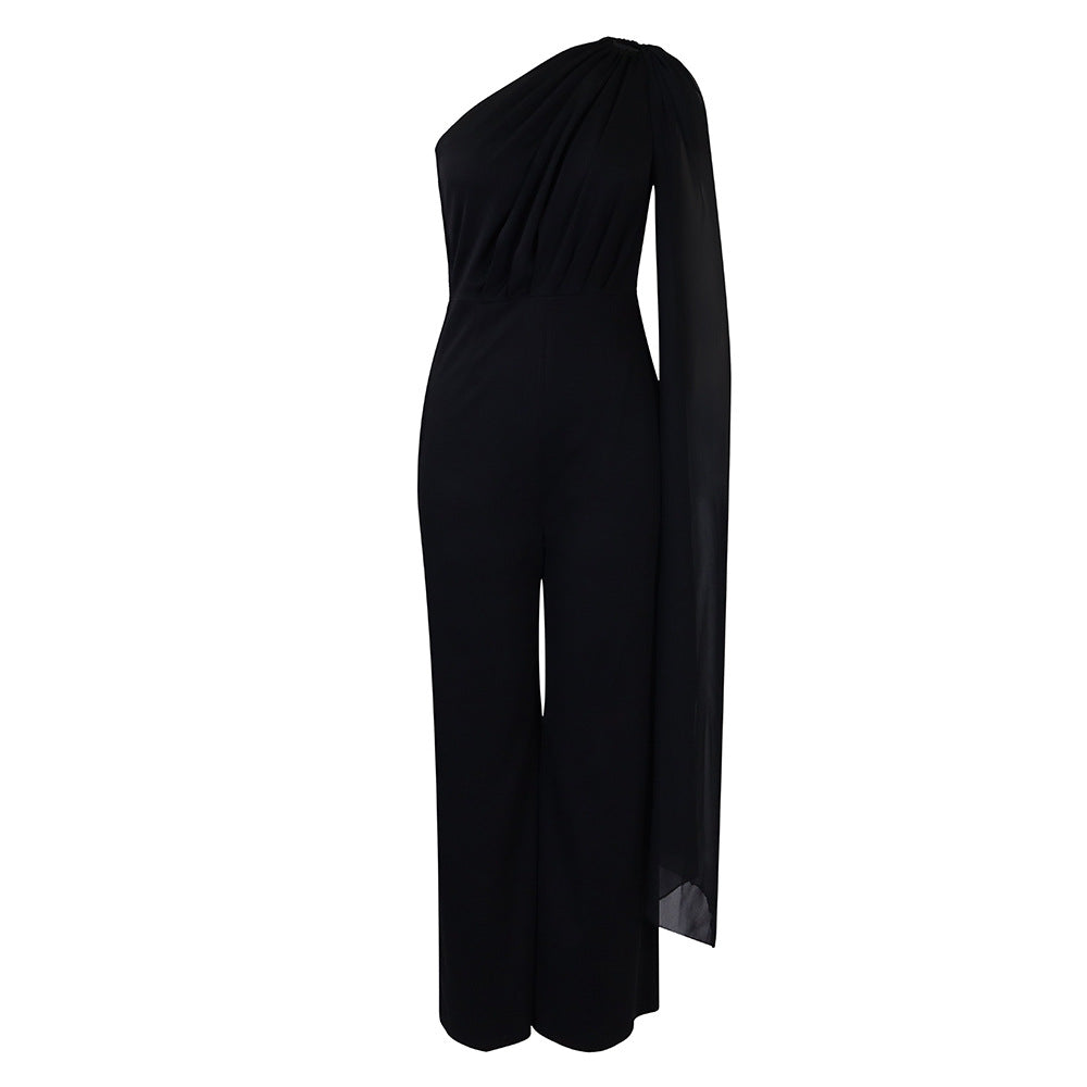 Women's Solid Color Sexy Banquet Fashion Dress Jumpsuits