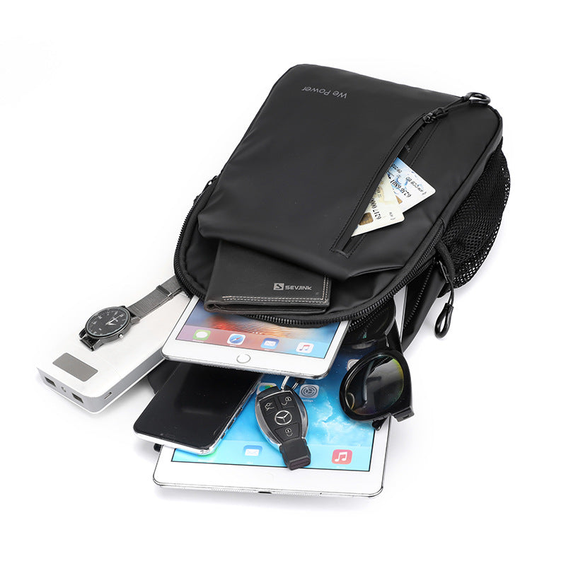 Men's Beautiful Sling Multifunctional Fashion Poor Men's Chest Bags