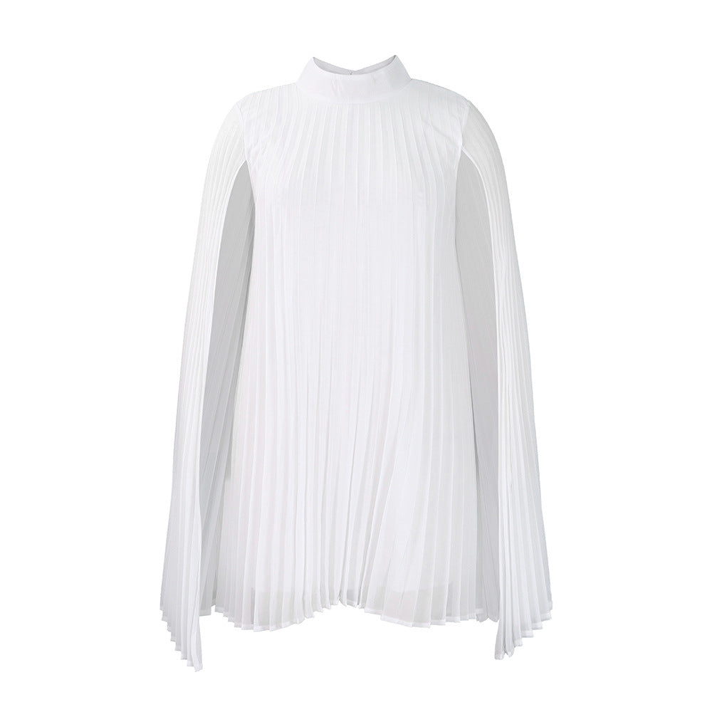 Women's Fashionable Chiffon Pullover Cloak Batwing Sleeve Plus Size