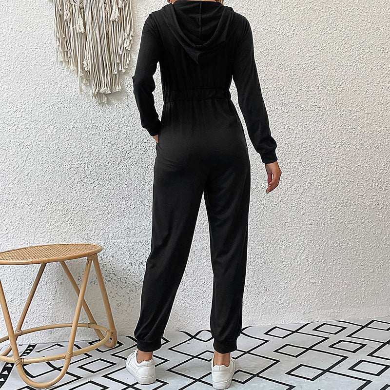 Women's Pretty Solid Color Tooling Casual Jumpsuits
