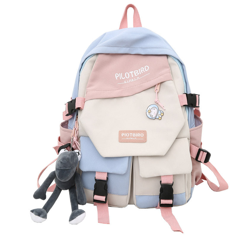 Female College Design Sense Niche Korean Style Middle School Students' Schoolbags