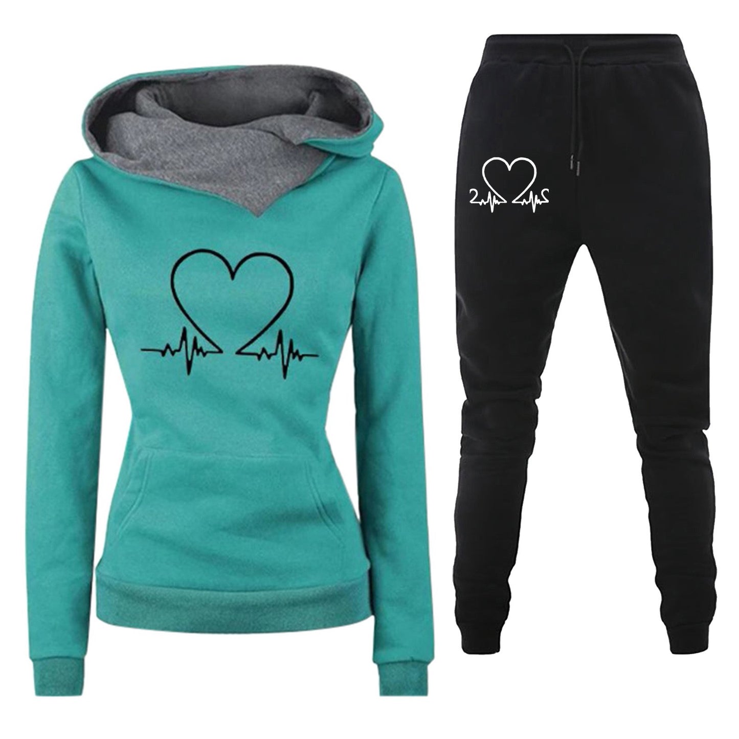 Spring Leisure Sports Heartbeat Frequency Female Women's Sweater, Sweater