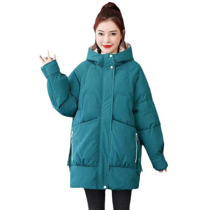 Women's Down Bread Mid-length Winter Korean Style Loose Coats