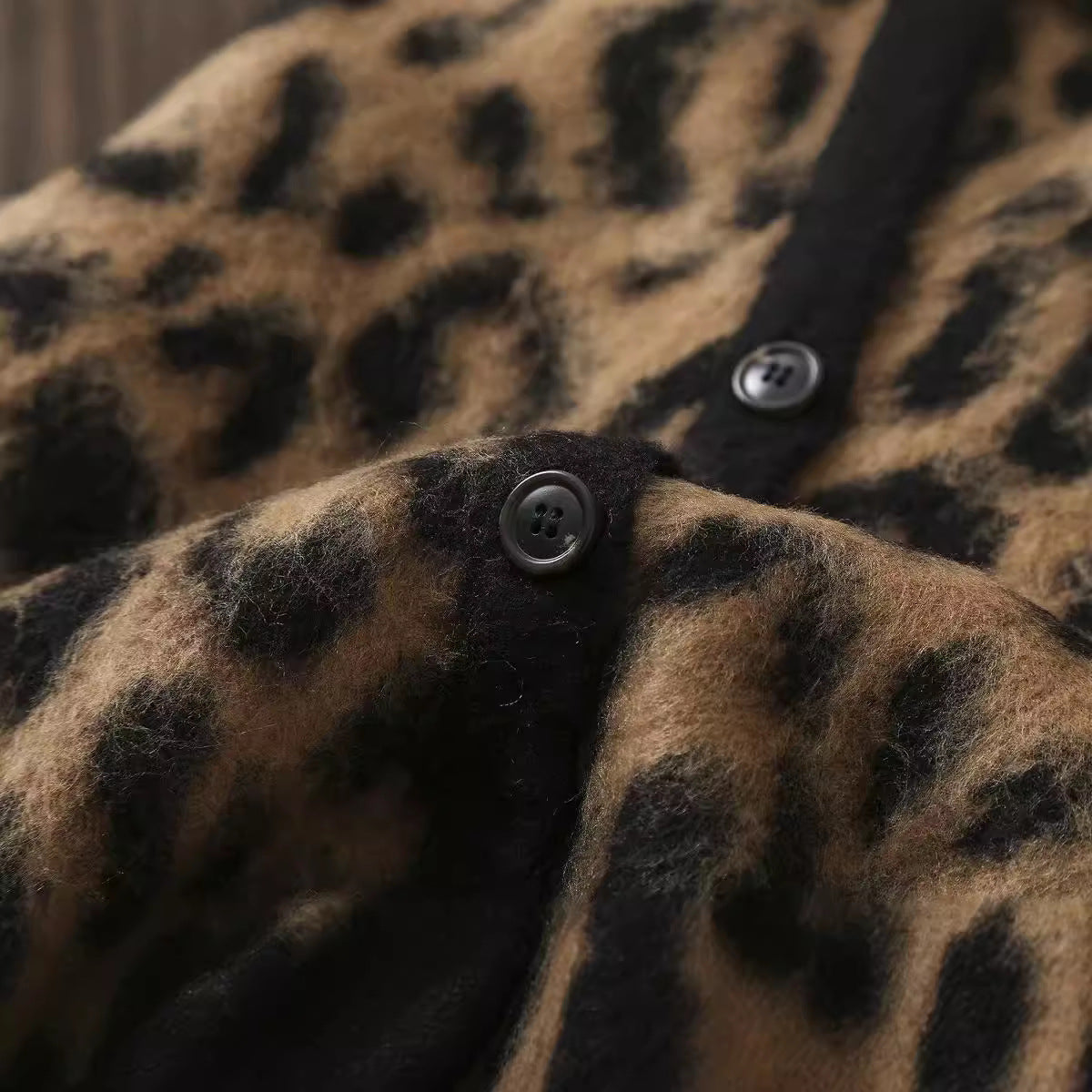 Women's Autumn Wear Vintage Leopard Print Casual Knitwear