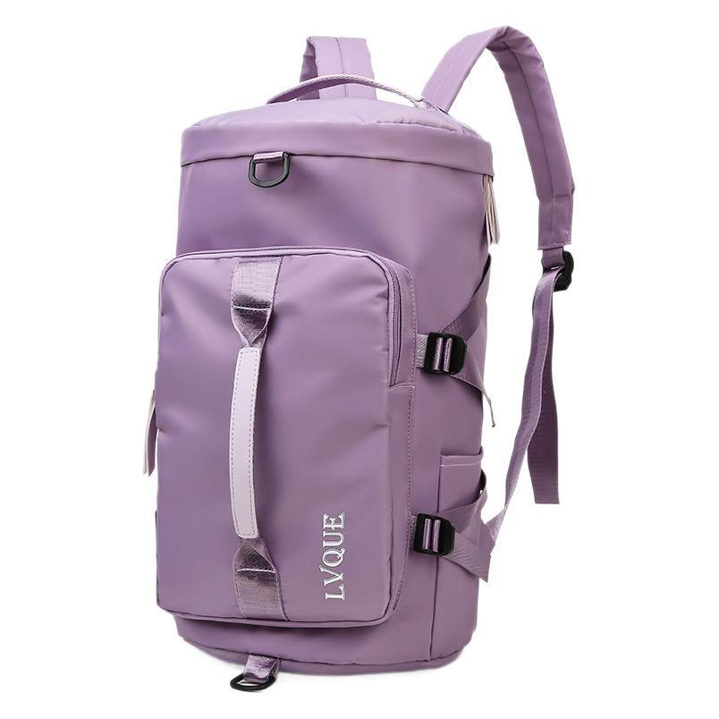 Short Distance Dry Wet Separation Round Travel Bags