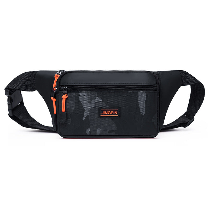 Men's Derm Waterproof Simple Large Capacity Cashier Men's Waist Packs