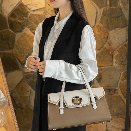 Women's Winter Design Fashion Advanced Texture Large Shoulder Bags