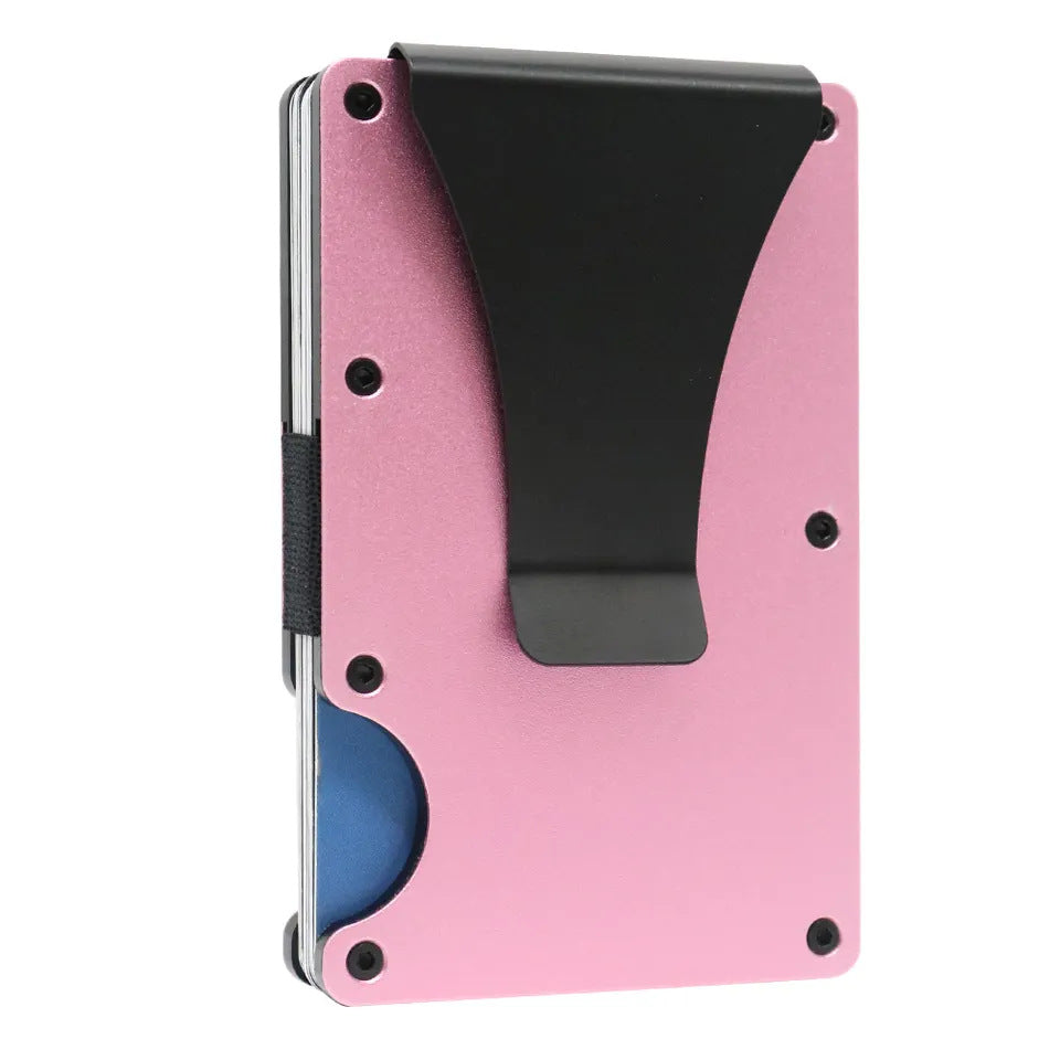 Elegant Credit Box Aluminum Alloy Metal Card Holder