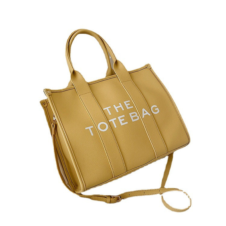 Women's Large Capacity Fashion Single Letter Shoulder Bags