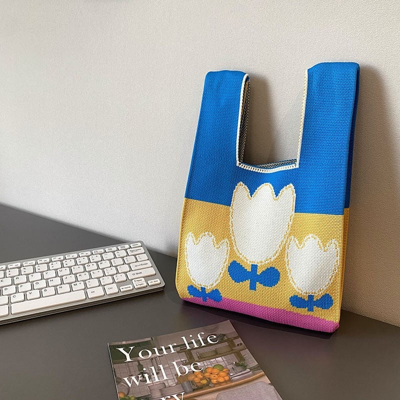 Thickened Knitting Female Hand Knitted Gift Handbags