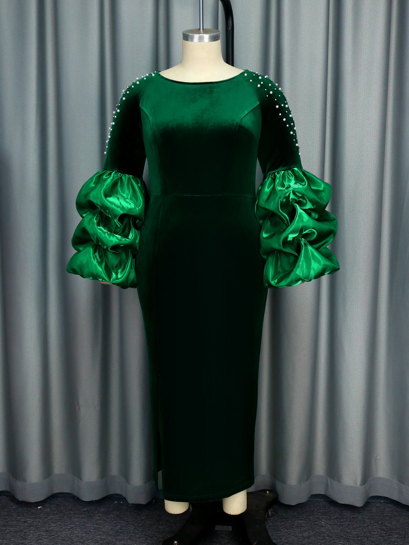Unique Design Beaded Dress High Waist Dresses