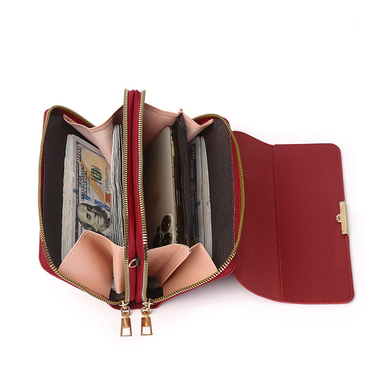 Women's Fashion Korean Clutch Large Capacity Mobile Bags