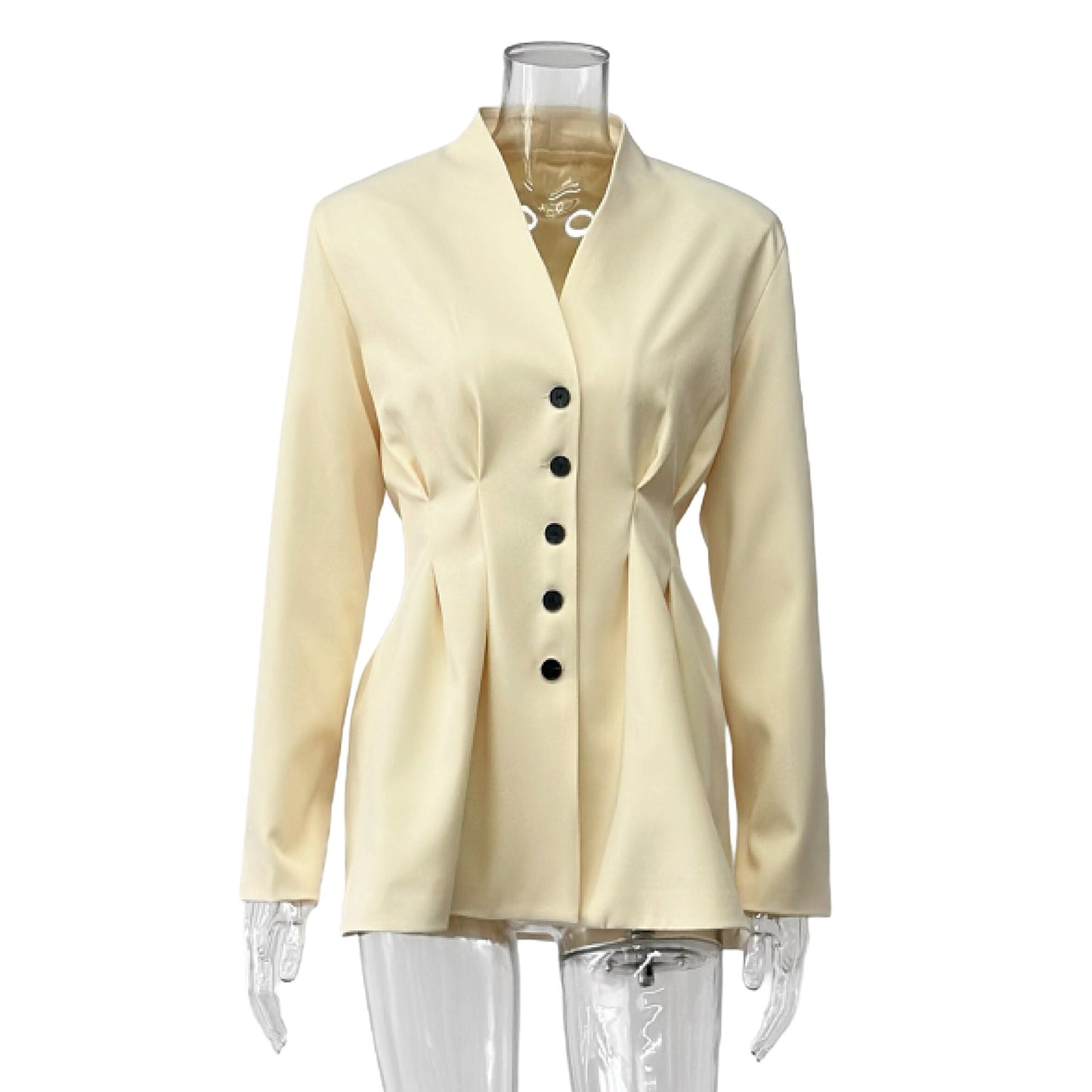 Women's High-grade Vintage Single-breasted Long Sleeves Commuter Blazers