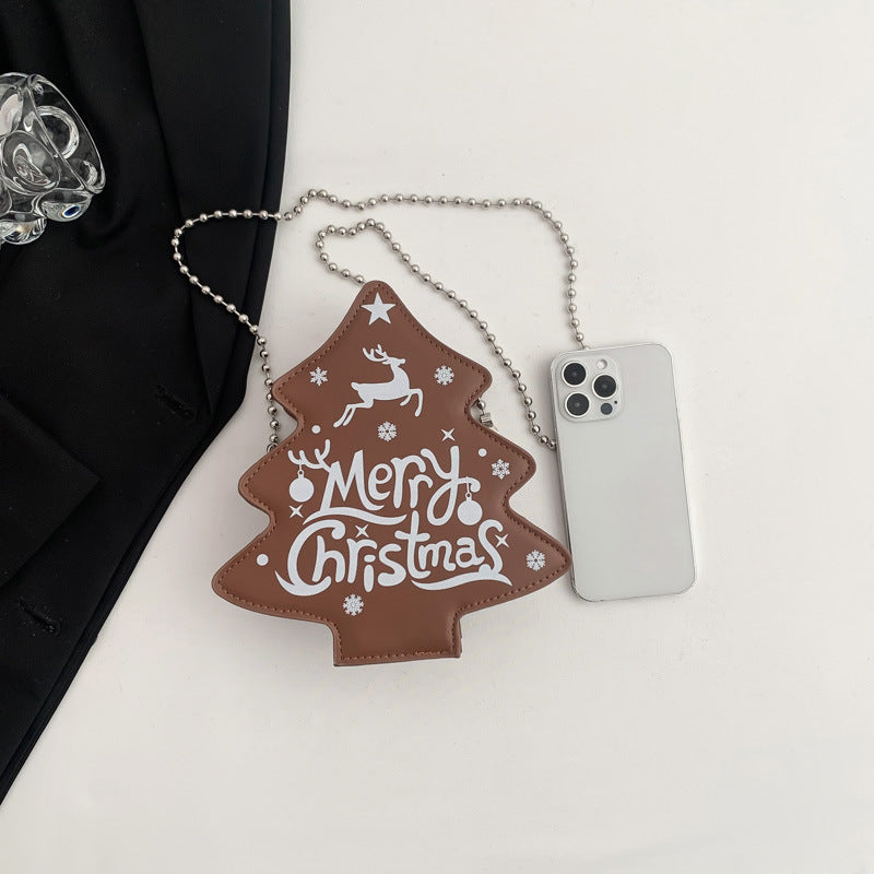 Women's Design Chain Personalized Christmas Tree Trendy Crossbody Bags
