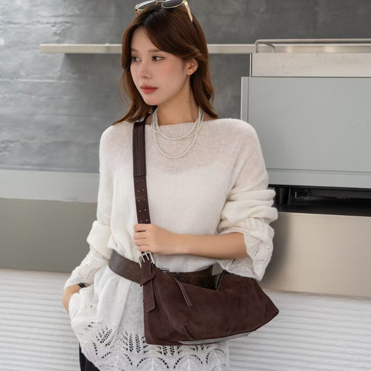 Women's Leather High-grade French Minority Genuine Bags