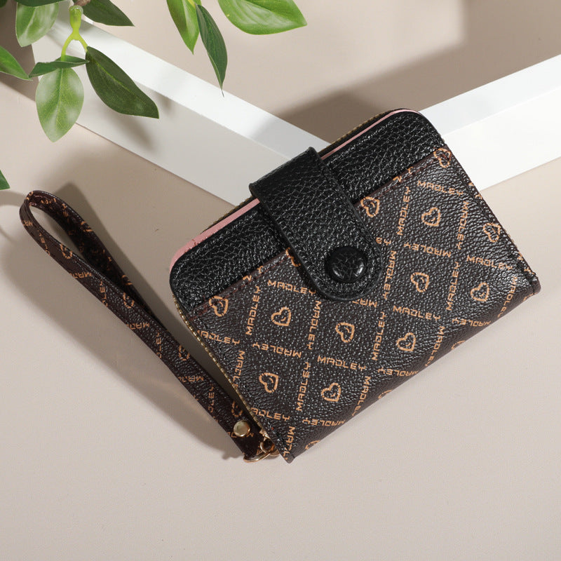 Women's Beautiful New Short Printed Clutch Ladies Wallets