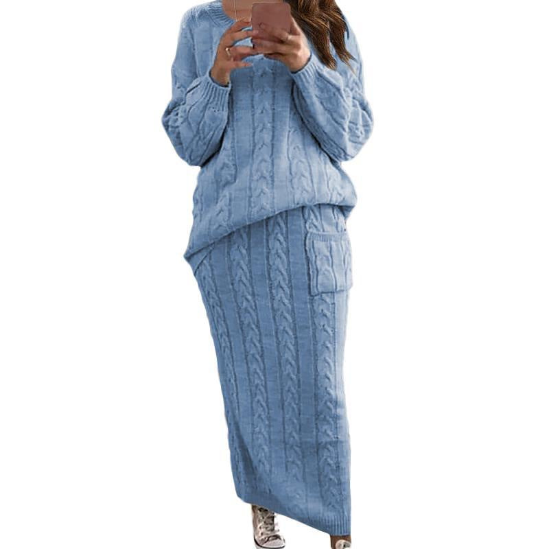 Women's Trendy Fashion Twist Flower Needle Sweaters