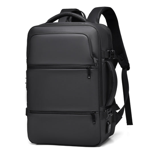 Men's Large Capacity Scalable Multifunctional Computer Waterproof Backpacks