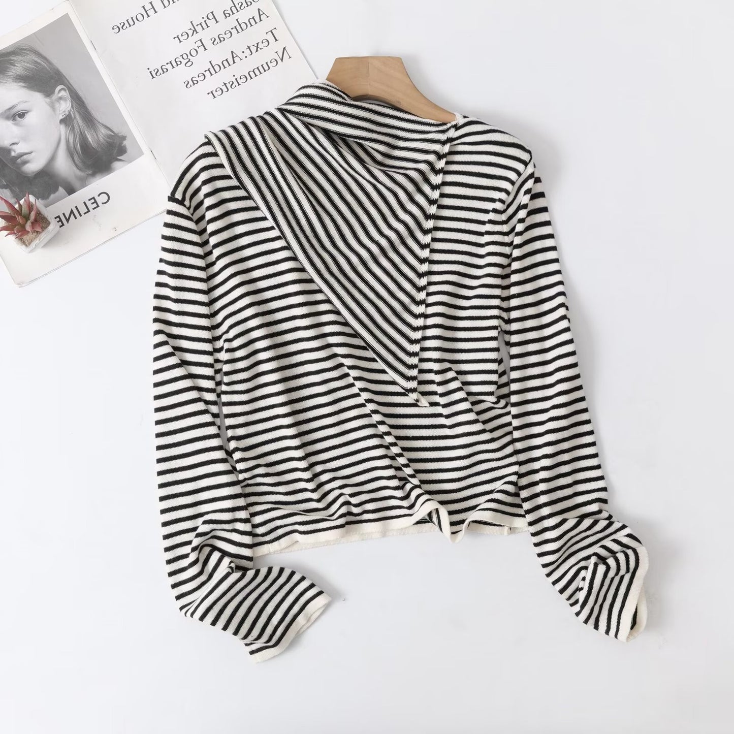 Women's Early Autumn Wear Graceful Fashionable Scarf Knitwear