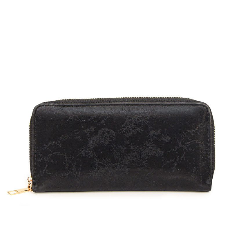 Long Zipper Multiple Slots Large Capacity Ladies Wallets