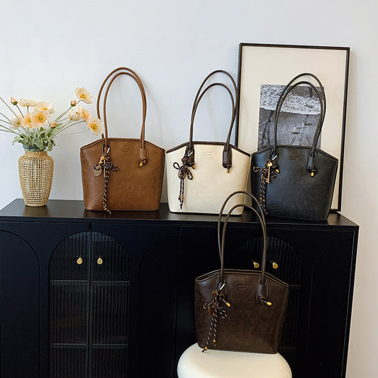 Women's Capacity Korean Style Western Portable Versatile Shoulder Bags