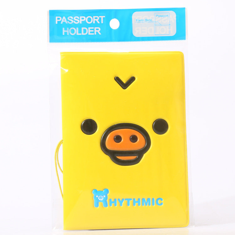 Pine Bear Cartoon Chicken Head Type Three-dimensional Id Package