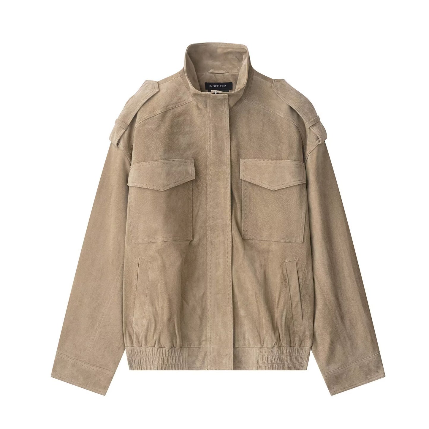 Women's Autumn American Street Vintage Suede Textured Coats