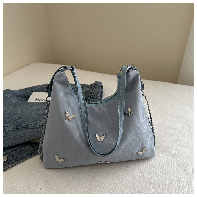 Capacity Butterfly Western Style Fashion Commuter Shoulder Bags