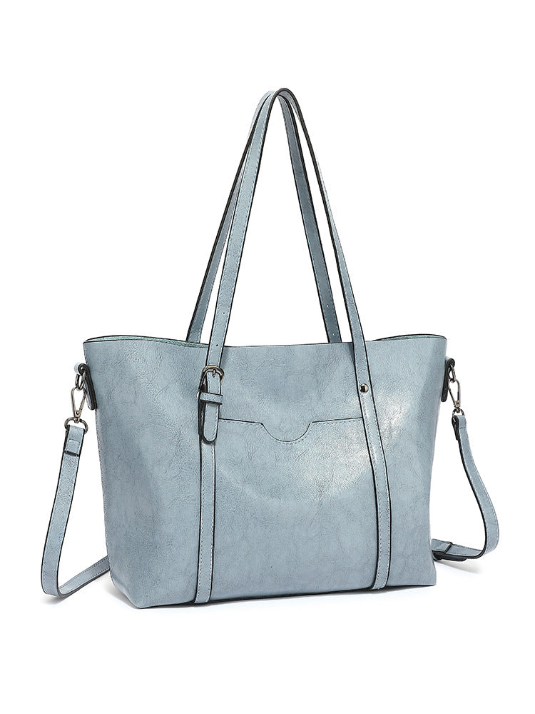 Women's Classic Fashion Soft Leather Big Handbags