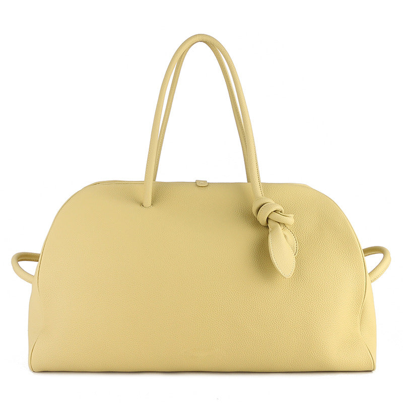 Litchi Pattern Cowhide Bowling Underarm Carrying Armpit Bags