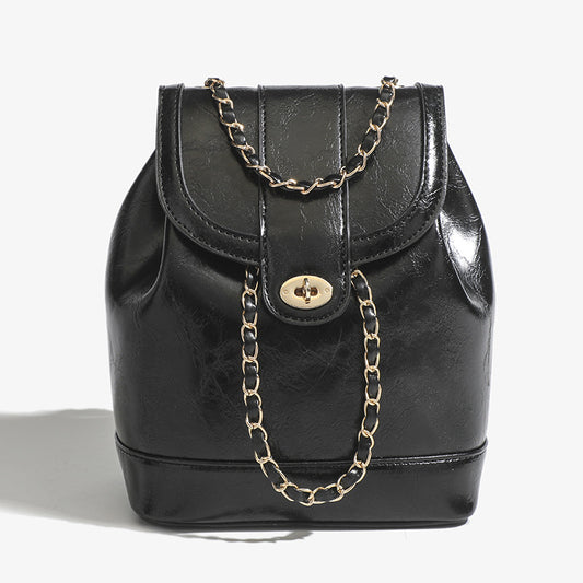 Versatile Simple Chain High-grade Korean Style Backpacks