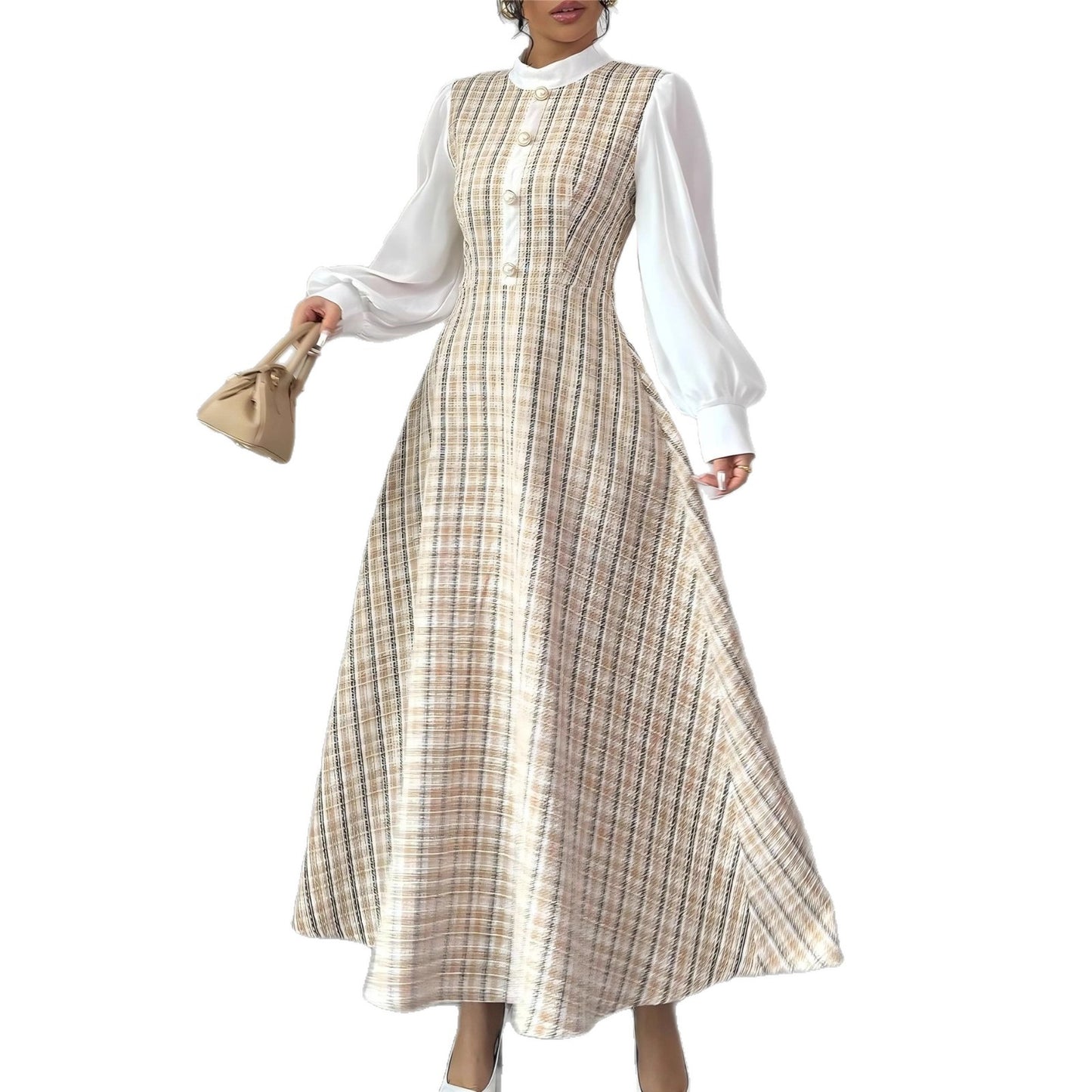 Women's Winter Classic Style Slim Fit Fashion Waist Dresses