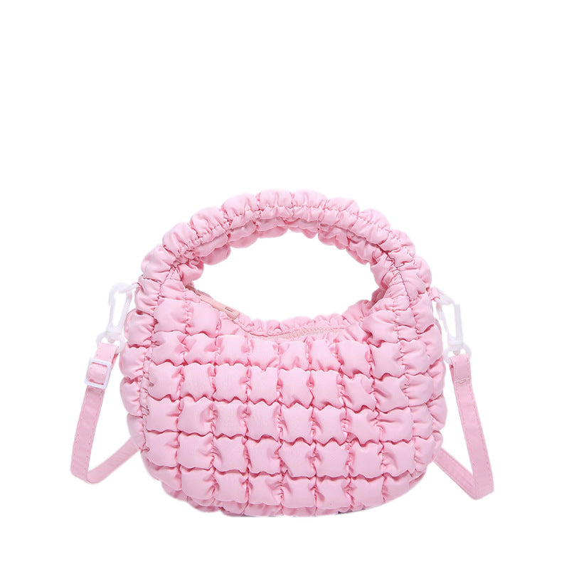 Women's Cotton Coat Korean Style Bubble Fashion Handbags