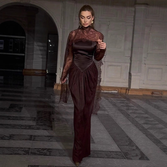 Women's Autumn Noble Elegant Long Sleeve Dress Dresses