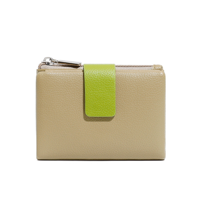 Women's Short High-grade Two Fold Multiple Slots Ladies Wallets